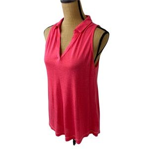 Maeve Womens  Pink Tank Top Shirt Anthropologie Size S Sleeveless V Neck. Casual